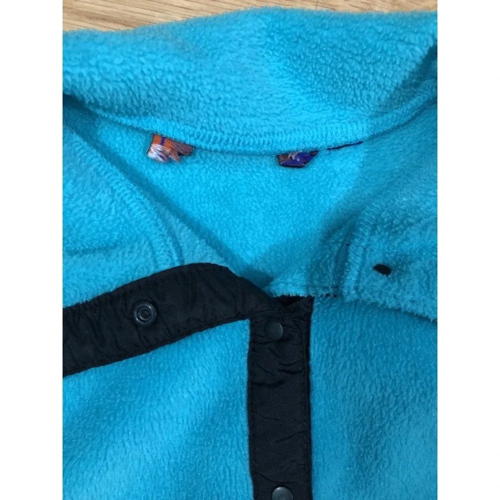 PATAGONIA Snap T‎ Fleece Kids Size Large 12 Blue And Black